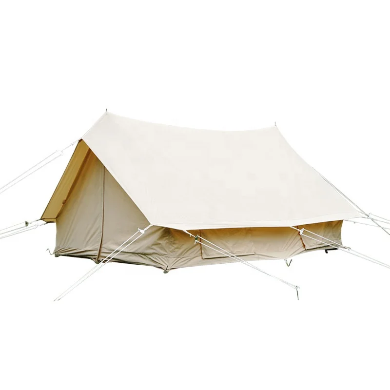 New Design Outdoor Glamping Cotton Fabric Canvas Tent Eaves Yurt Camping Tent For 3-4 Season
New Design Outdoor Glamping Cotton Fabric Canvas Tent Eaves Yurt Camping Tent For 3-4 Season