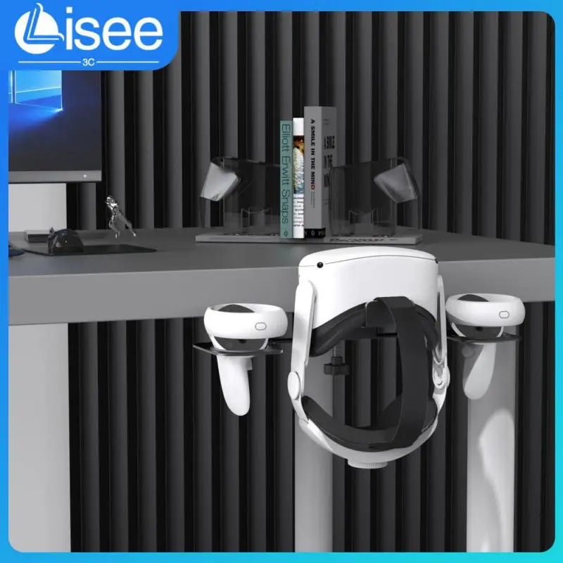 Anti-tilt Headphone Holder Space Saving Aluminum Alloy Headset Mount Station 1 Pcs Display Controller Holder Adjustable Vr Stand
Anti-tilt Headphone Holder Space Saving Aluminum Alloy Headset Mount Station 1 Pcs Display Controller Holder Adjustable Vr Stand