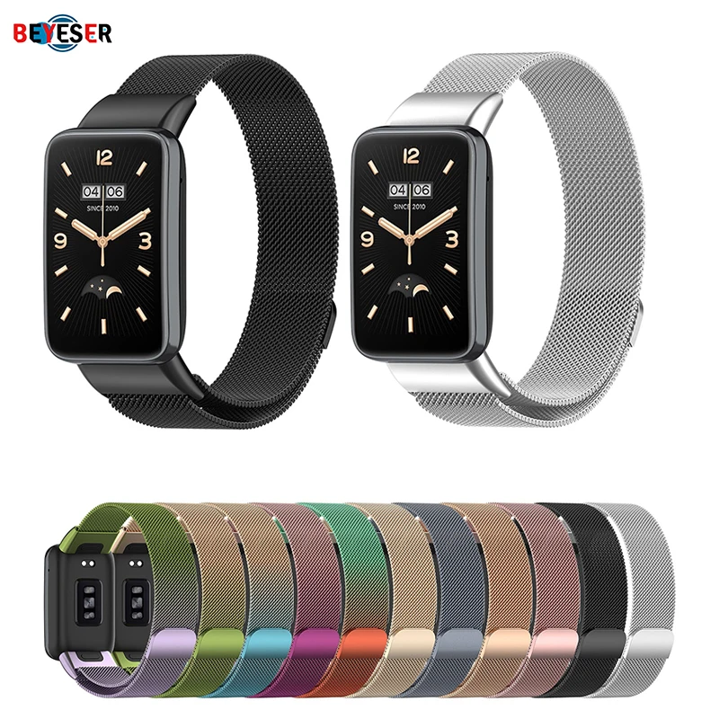 Металлический ремешок для Mi Band 7 Pro, простой модный спортивный ремешок для Xiaomi, сменный Браслет для умных часов, Аксессуары для браслета
Металлический ремешок для Mi Band 7 Pro, простой модный спортивный ремешок для Xiaomi, сменный Браслет для умных часов, Аксессуары для браслета
