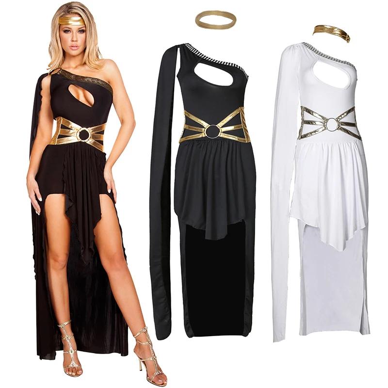 Medieval Cleopatra Cosplay Costume For Women Black White Medieval Greek Goddess Dress Halloween Carnival Party Fancy Outfits
Medieval Cleopatra Cosplay Costume For Women Black White Medieval Greek Goddess Dress Halloween Carnival Party Fancy Outfits