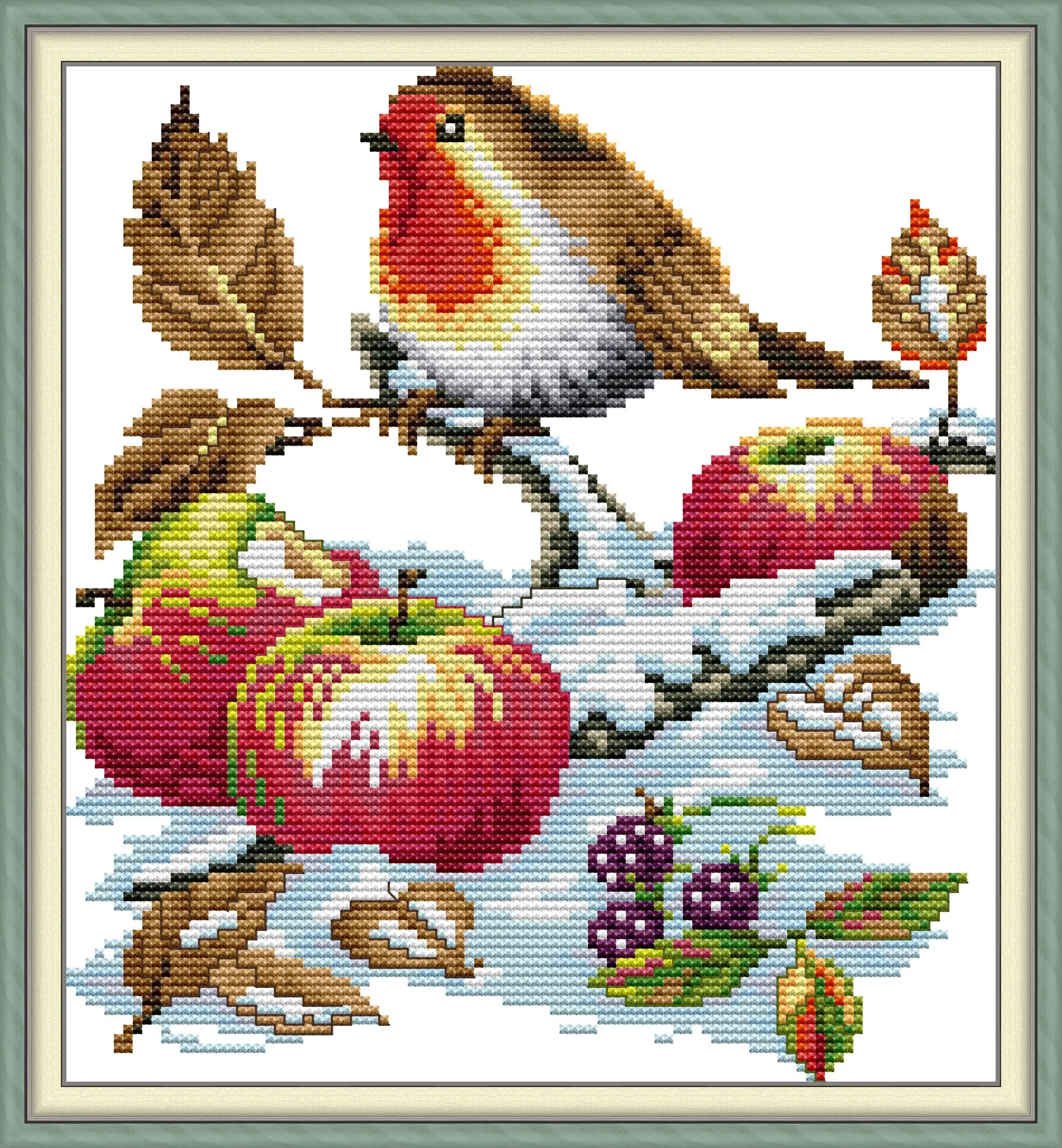 Bird In The Snow Embroidery Stamped Cross Stitch Patterns Kits Printed Canvas 11CT 14CT Needlework Cross-Stitch
Bird In The Snow Embroidery Stamped Cross Stitch Patterns Kits Printed Canvas 11CT 14CT Needlework Cross-Stitch