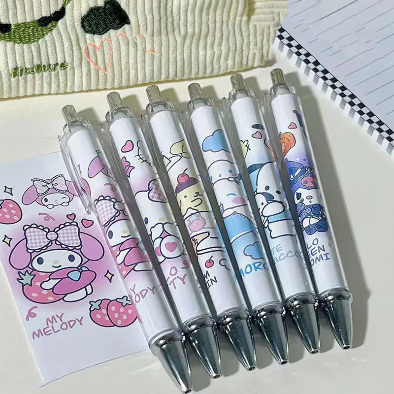 Sanrio Hello Kittys Kuromi My Melody мультипликационная гелевая ручка Kawaii Студенческая Специальная Черная ручка 0,5, игрушки для девочек
Sanrio Hello Kittys Kuromi My Melody мультипликационная гелевая ручка Kawaii Студенческая Специальная Черная ручка 0,5, игрушки для девочек
