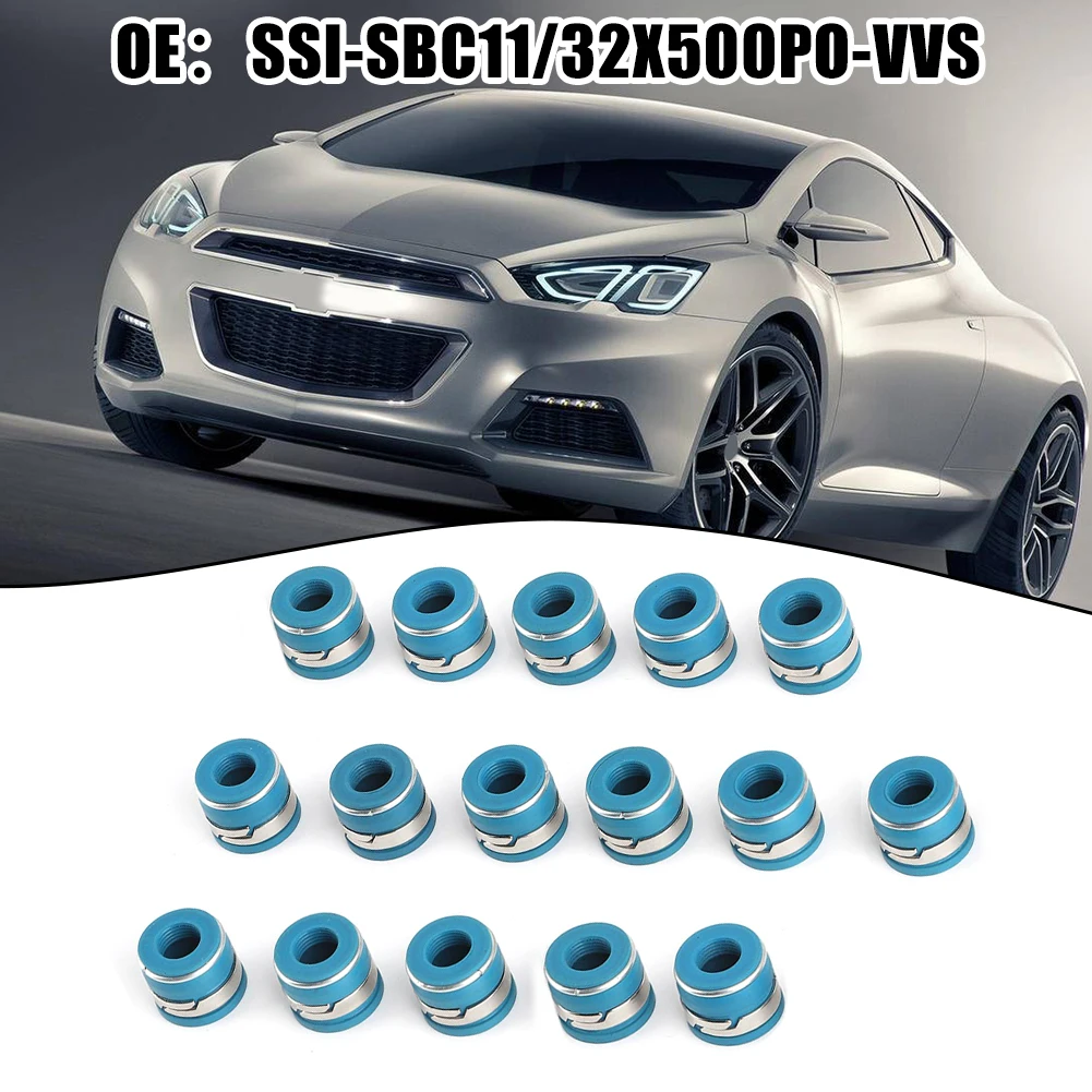 16pcs SBC For Chevy For Chevrolet Small Block Performance Valve Stem Seals Blue+silver Seamless Fit SSI-SBC11/32X500PO-VVS
16pcs SBC For Chevy For Chevrolet Small Block Performance Valve Stem Seals Blue+silver Seamless Fit SSI-SBC11/32X500PO-VVS