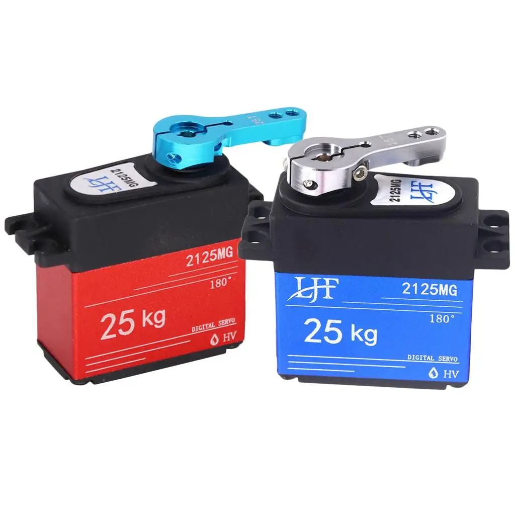 Цифровой рулевой сервопривод 2125 мг 1/8, 25 кг/см, 0,19 с высотой
Цифровой рулевой сервопривод 2125 мг 1/8, 25 кг/см, 0,19 с высотой