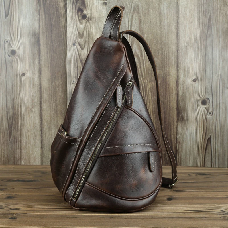 Vintage High Quality Genuine Leather Men Crossbody Bag New Design Men Shoulder Bags Brand Male Messenger Bag Sling Bag Man 
Vintage High Quality Genuine Leather Men Crossbody Bag New Design Men Shoulder Bags Brand Male Messenger Bag Sling Bag Man