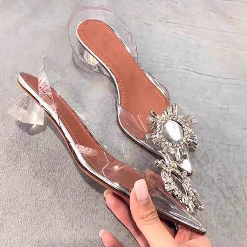 Transparent PVC Sandals Women Pointed Clear Crystal Cup High Heel Stilettos Sexy Pumps Summer Shoes Peep Toe Women Pumps Size 43
Transparent PVC Sandals Women Pointed Clear Crystal Cup High Heel Stilettos Sexy Pumps Summer Shoes Peep Toe Women Pumps Size 43