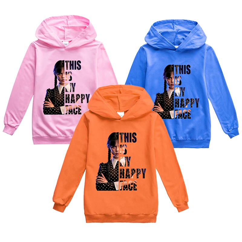 Wednesday Children Hoodies Fashion Addams Family Cartoon Sweatshirts Pullover Long Sleeve Print Tops Boys Girls Kids Jacket Coat
Wednesday Children Hoodies Fashion Addams Family Cartoon Sweatshirts Pullover Long Sleeve Print Tops Boys Girls Kids Jacket Coat