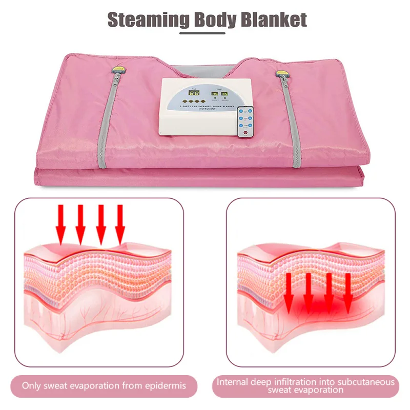 Spa Electric Self-Heating Blanket Perspiration Detox Sauna Family Lady Body Shaping Weight Loss Slimming
Spa Electric Self-Heating Blanket Perspiration Detox Sauna Family Lady Body Shaping Weight Loss Slimming