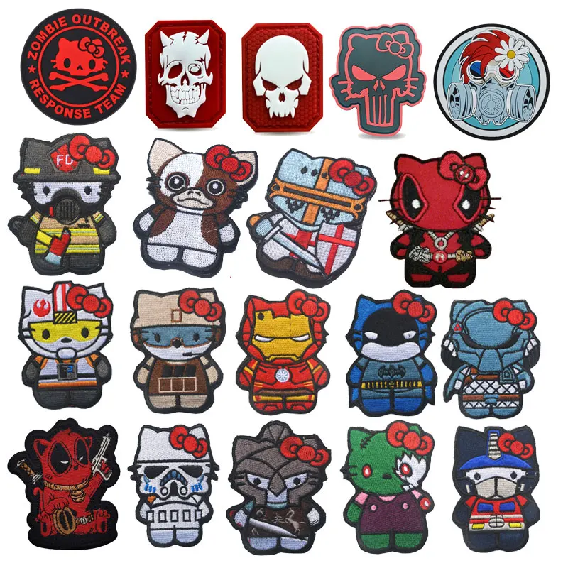 KT Velcro PVC Armband Outdoor Backpack Sticker Morale Badge Tactical Morale Badge Cartoon Cat Luminous Sticker Pack Accessories
KT Velcro PVC Armband Outdoor Backpack Sticker Morale Badge Tactical Morale Badge Cartoon Cat Luminous Sticker Pack Accessories