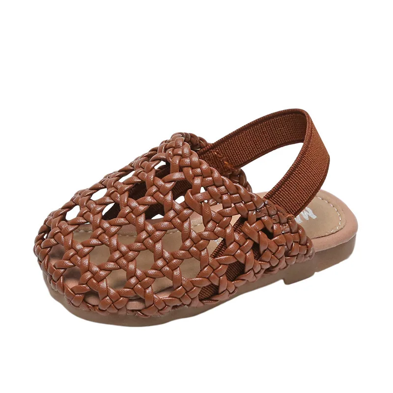 11.5-15.5cm Brand Weaves Toddler Girls Sandalias,Brown Pink Hollow Elastic Band Baby Outside Slippers,Enfants Girls Summer Flat
11.5-15.5cm Brand Weaves Toddler Girls Sandalias,Brown Pink Hollow Elastic Band Baby Outside Slippers,Enfants Girls Summer Flat