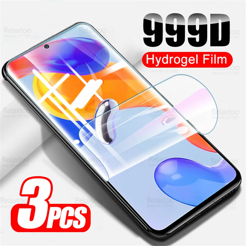 Мягкая Гидрогелевая пленка для Redmi Note 11 Pro Защитная экрана Redme Redmy 10C 10A 10 9 8 9S 10S 11S 4G 8T