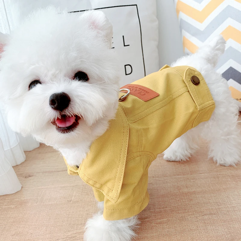 Small Dog Harness Vest Coat Jacket Denim Jeans Outfit Chihuahua Pomeranian Poodle Puppy Pet Lead Dog Leash Traction Rope Belt
Small Dog Harness Vest Coat Jacket Denim Jeans Outfit Chihuahua Pomeranian Poodle Puppy Pet Lead Dog Leash Traction Rope Belt