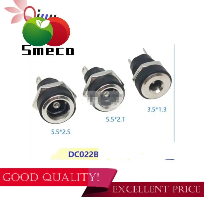 10 шт., розетка с защитой от высоких температур, 5,5x2,1 мм/5,5x2,5 мм/3,5x1,3 мм 
10 шт., розетка с защитой от высоких температур, 5,5x2,1 мм/5,5x2,5 мм/3,5x1,3 мм