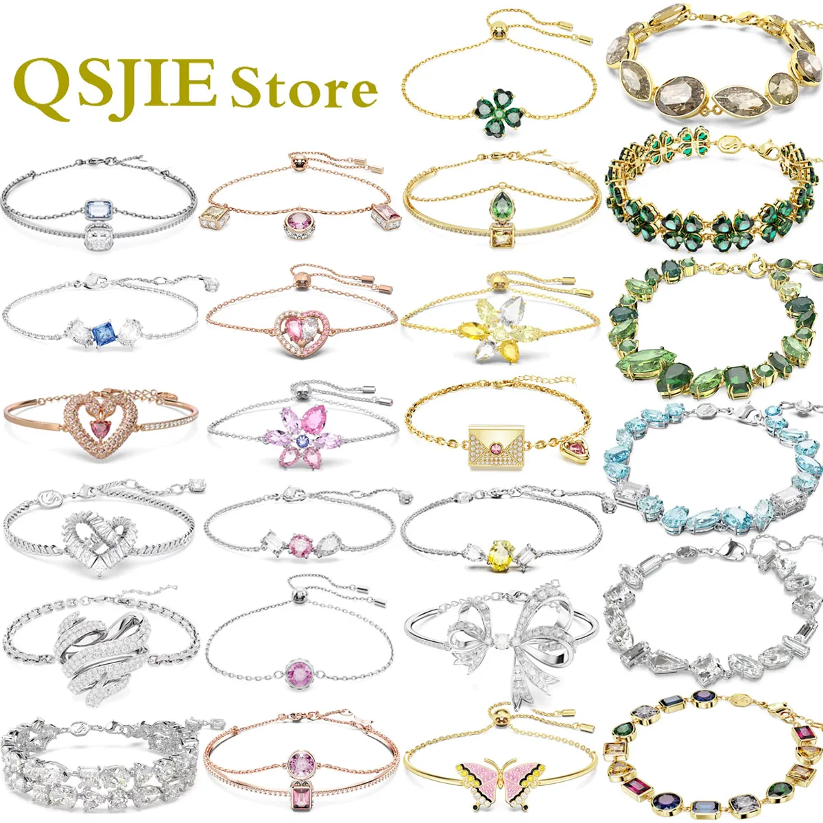 Women's Bracelet 2023 Fine Jewelry High Quality Colorful Crystal High Grade Bracelet Party Gift Band Logo
Women's Bracelet 2023 Fine Jewelry High Quality Colorful Crystal High Grade Bracelet Party Gift Band Logo