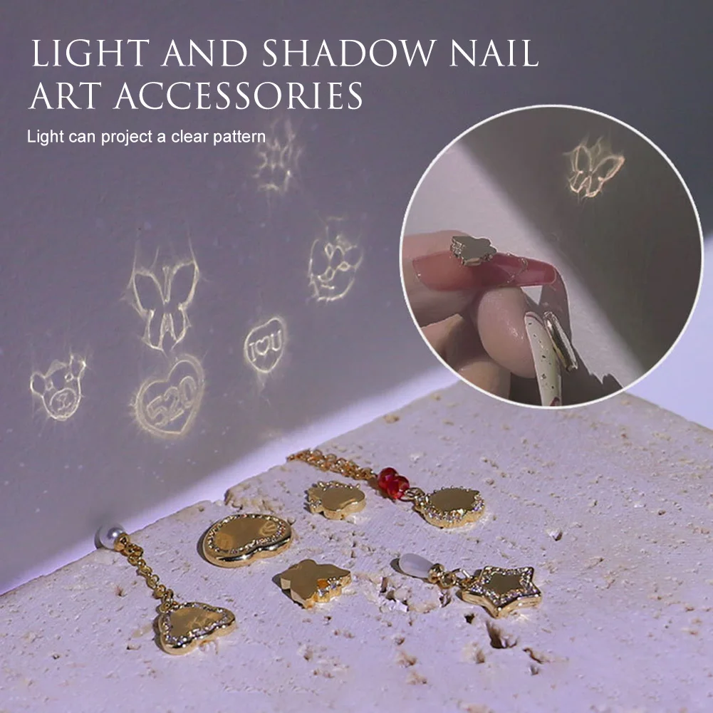 New Zircon Nail Art Decoration Mirror Projection Nail Rhinestone Jewelry Chain Pendant Butterfly Star Bear Nail Charms
New Zircon Nail Art Decoration Mirror Projection Nail Rhinestone Jewelry Chain Pendant Butterfly Star Bear Nail Charms