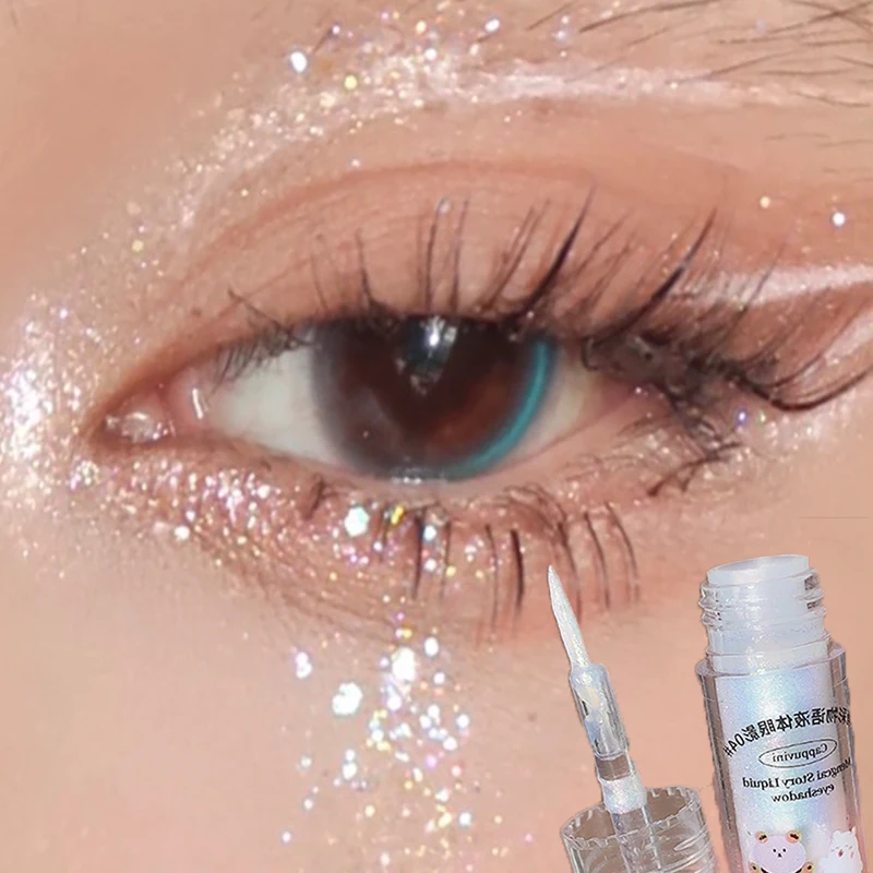 

4 Colors Diamond Shimmer Liquid Eyeshadow Waterproof Long-lasting Pearlescent Shiny Eye Liner Lying Silkworm Eye Makeup Cosmetic