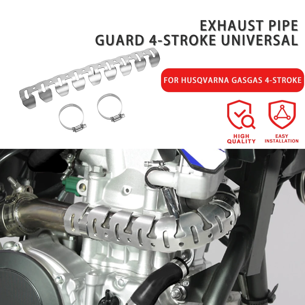 

Exhaust Pipe Guard 4-Stroke Universal For Kawasaki KX250 (KX250A) 4 Stroke KX450 (KX450J) KX250F MY13 KX450F Accessories Moto