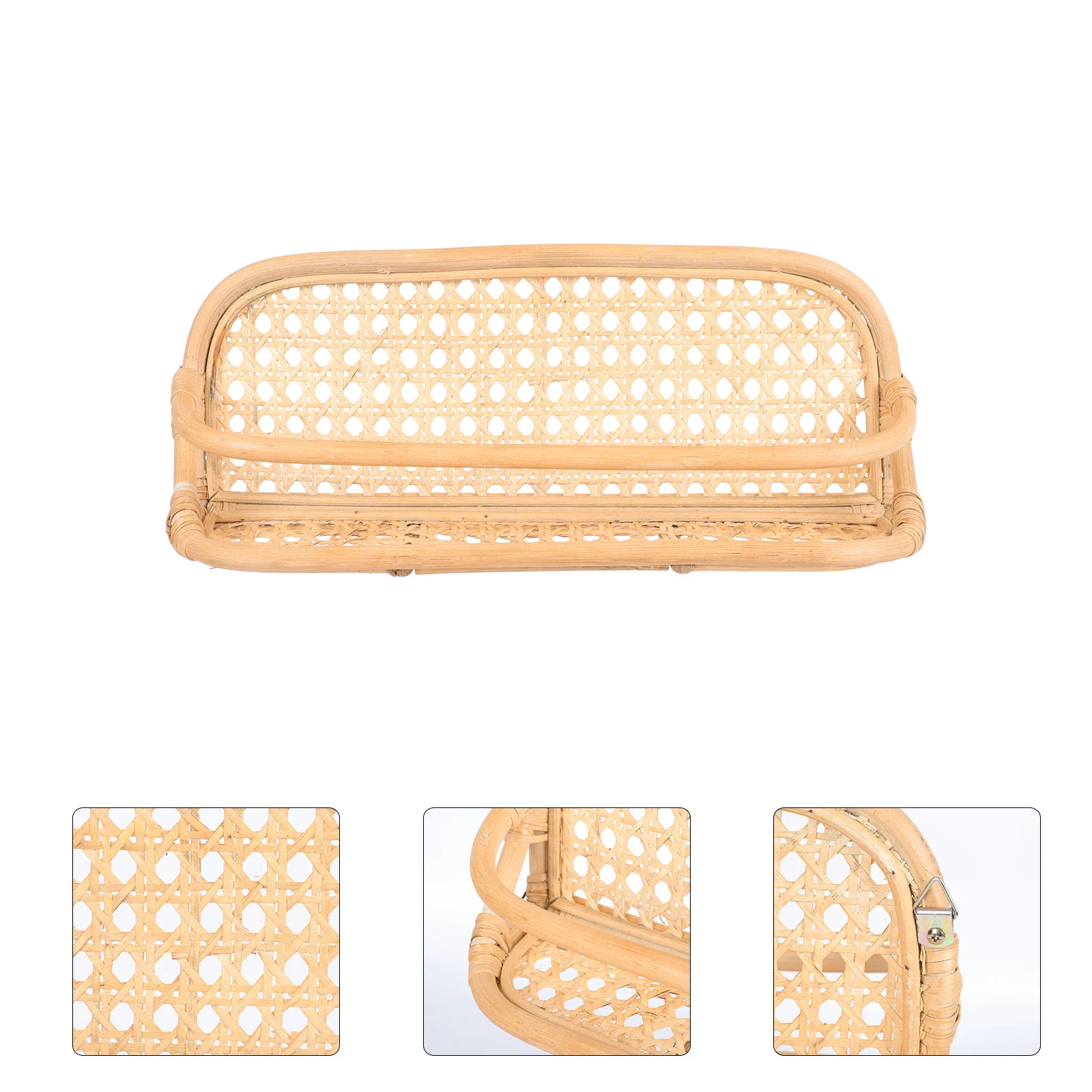 1Pc Rattan Hand-woven Storage Rack Holder Wall Shelf Bathroom Floating Shelves Bathroom Wall Shelves Kitchen Wall Shelves
1Pc Rattan Hand-woven Storage Rack Holder Wall Shelf Bathroom Floating Shelves Bathroom Wall Shelves Kitchen Wall Shelves