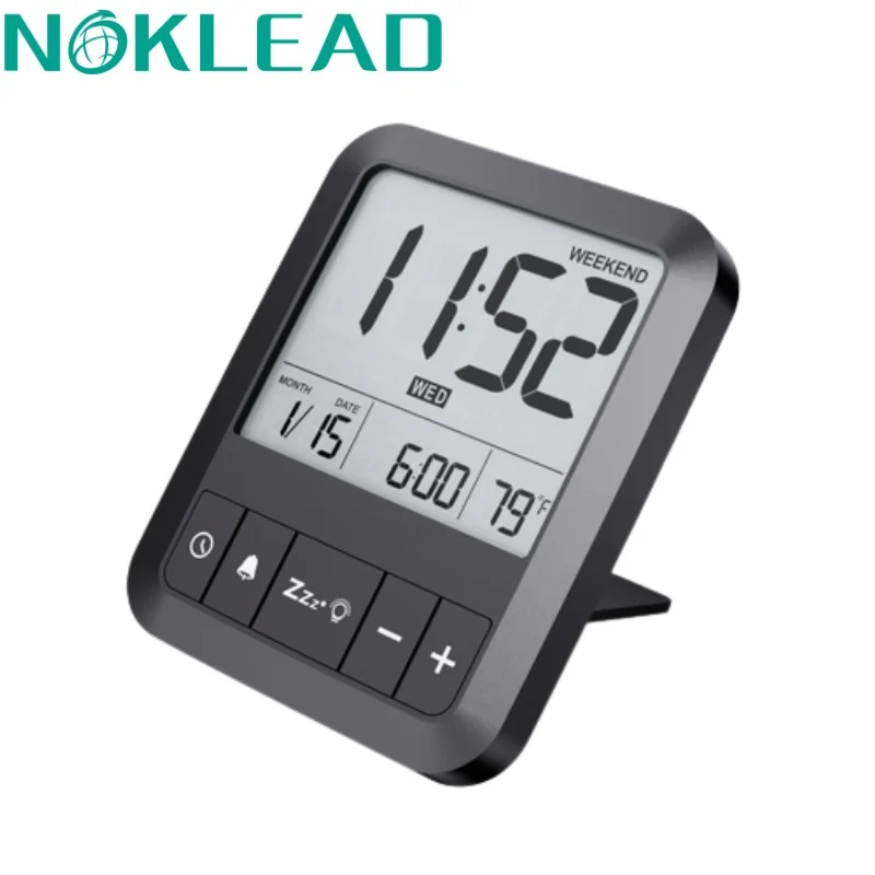 NOKLEAD Digital Travel Alarm Clock Mini Portable LCD Display Clock Backlight Calendar Temperature Snooze 12/24H For Bedroom
NOKLEAD Digital Travel Alarm Clock Mini Portable LCD Display Clock Backlight Calendar Temperature Snooze 12/24H For Bedroom