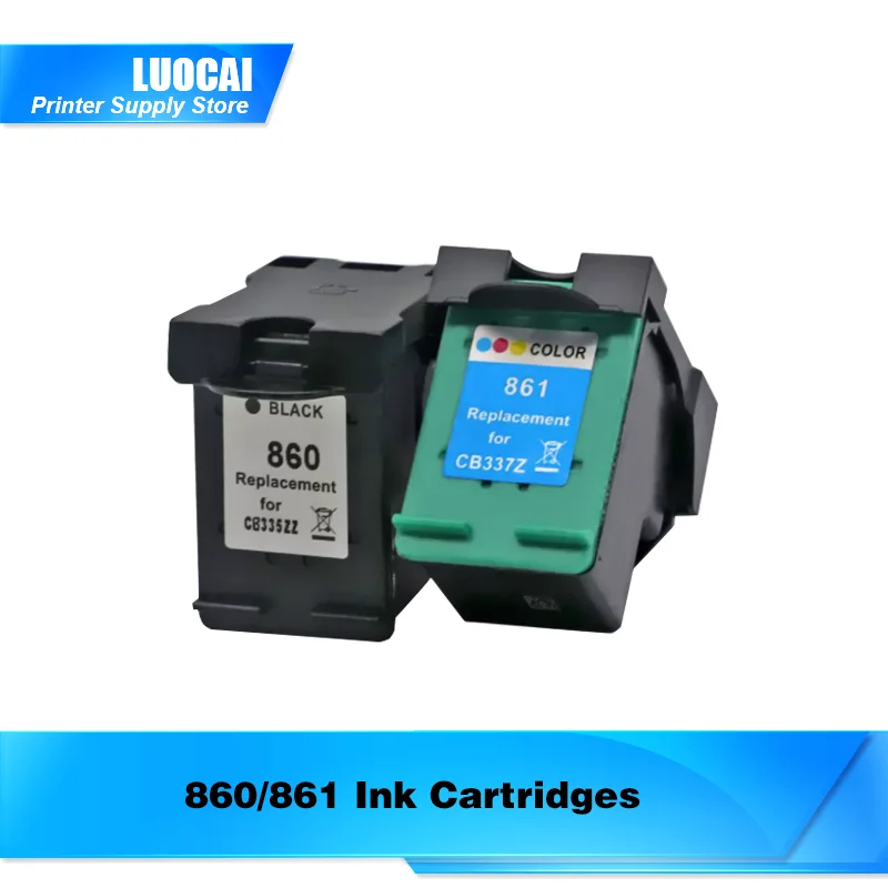 Replacement for hp860XL hp861XL Ink Cartridges Full Ink C4288 C4488 J5788 Photosmart C4588 J6488 5368 C4348 D4268 4368 Printer
Replacement for hp860XL hp861XL Ink Cartridges Full Ink C4288 C4488 J5788 Photosmart C4588 J6488 5368 C4348 D4268 4368 Printer