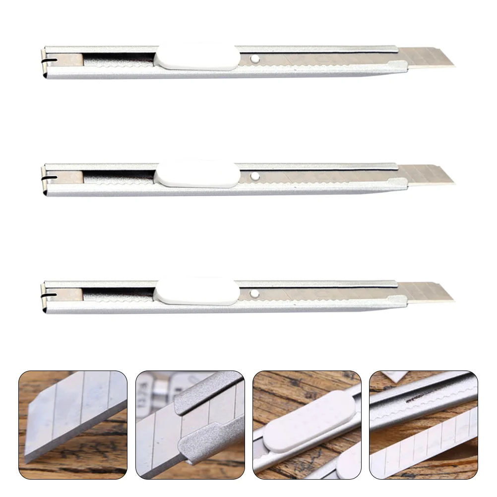 3 Pcs Cutters Safety Box Cutter Express Opener Pocket Cutters Package Opener Tool Art Knives Canary Box Cutter
3 Pcs Cutters Safety Box Cutter Express Opener Pocket Cutters Package Opener Tool Art Knives Canary Box Cutter