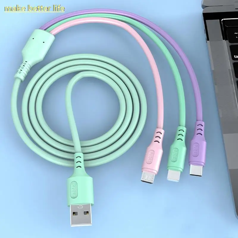 Новый мягкий силиконовый кабель для быстрой зарядки 5A USB Type C для Xiaomi HTC 3 в 1 USB зарядное устройство
Новый мягкий силиконовый кабель для быстрой зарядки 5A USB Type C для Xiaomi HTC 3 в 1 USB зарядное устройство