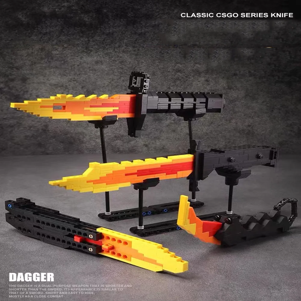 Классический конструктор MOC CSGO из серии кинжал, нож, меч, лезвие, оружие «сделай сам», кирпичи, игрушки для мальчиков, рождественские подарки
Классический конструктор MOC CSGO из серии кинжал, нож, меч, лезвие, оружие «сделай сам», кирпичи, игрушки для мальчиков, рождественские подарки