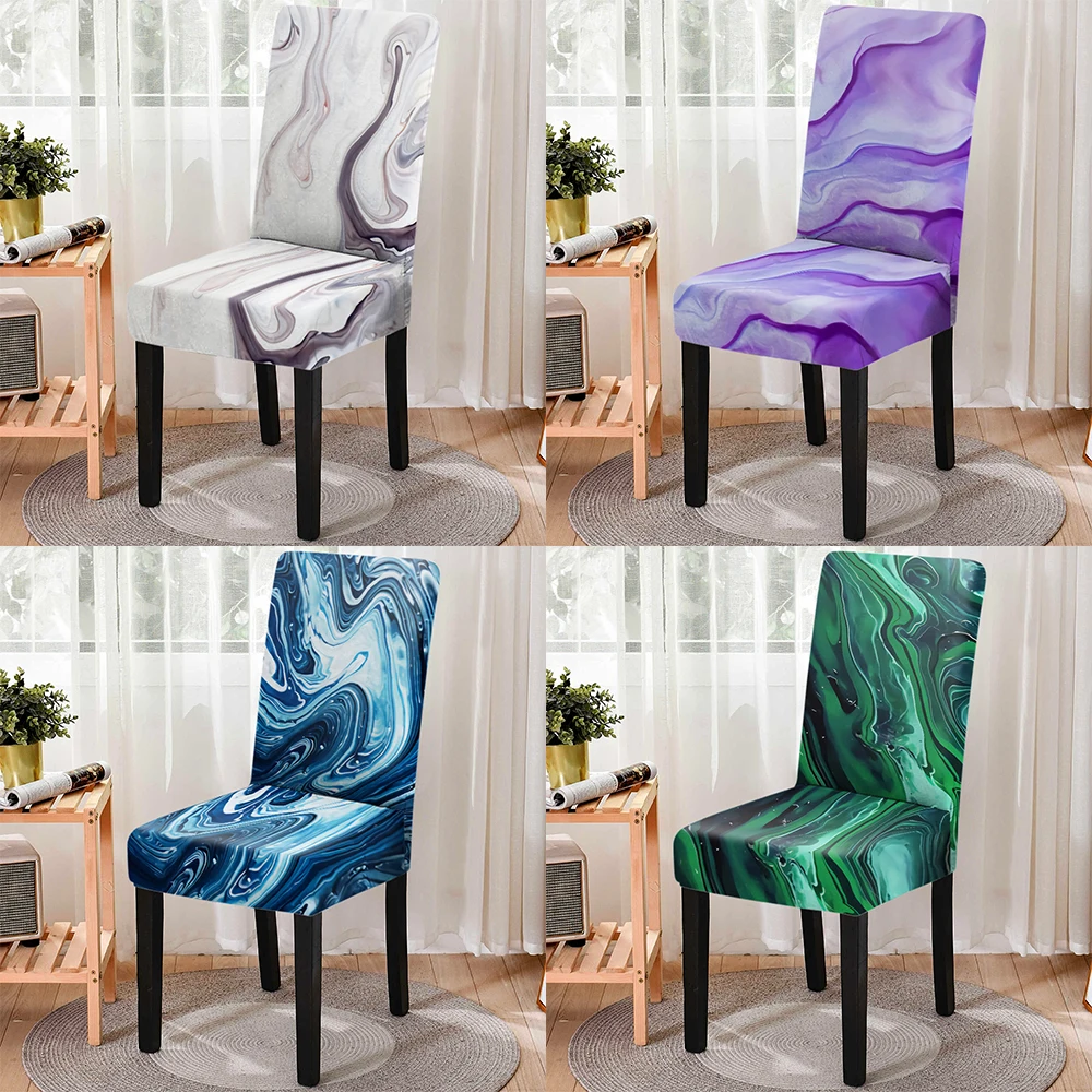 Marbling Print Elastic Chair Cover Washable All Inclusive Dining Chair Room Chair Spandex for Restaurant Wedding Decor Slipcover
Marbling Print Elastic Chair Cover Washable All Inclusive Dining Chair Room Chair Spandex for Restaurant Wedding Decor Slipcover