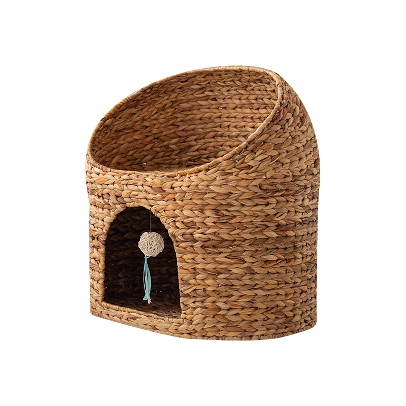 Double-decker cat house four seasons universal water hyacinth woven cat house cat house tent summer cool nest can be
Double-decker cat house four seasons universal water hyacinth woven cat house cat house tent summer cool nest can be