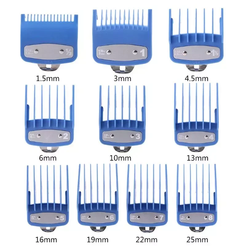 NEW2023 in Cutting Guide Comb Multiple Sizes Metal Limited Combs Hair Clipper Cutting Tool sonic home appliance hair dryer Hair
NEW2023 in Cutting Guide Comb Multiple Sizes Metal Limited Combs Hair Clipper Cutting Tool sonic home appliance hair dryer Hair