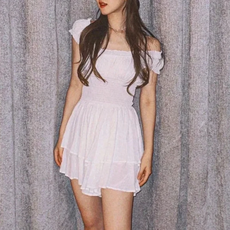 Summer Dress White Sleeveless Fashion Commute Elegant Ruffles Casual Homecoming Party Dresses For Women Clothes For Women
Summer Dress White Sleeveless Fashion Commute Elegant Ruffles Casual Homecoming Party Dresses For Women Clothes For Women