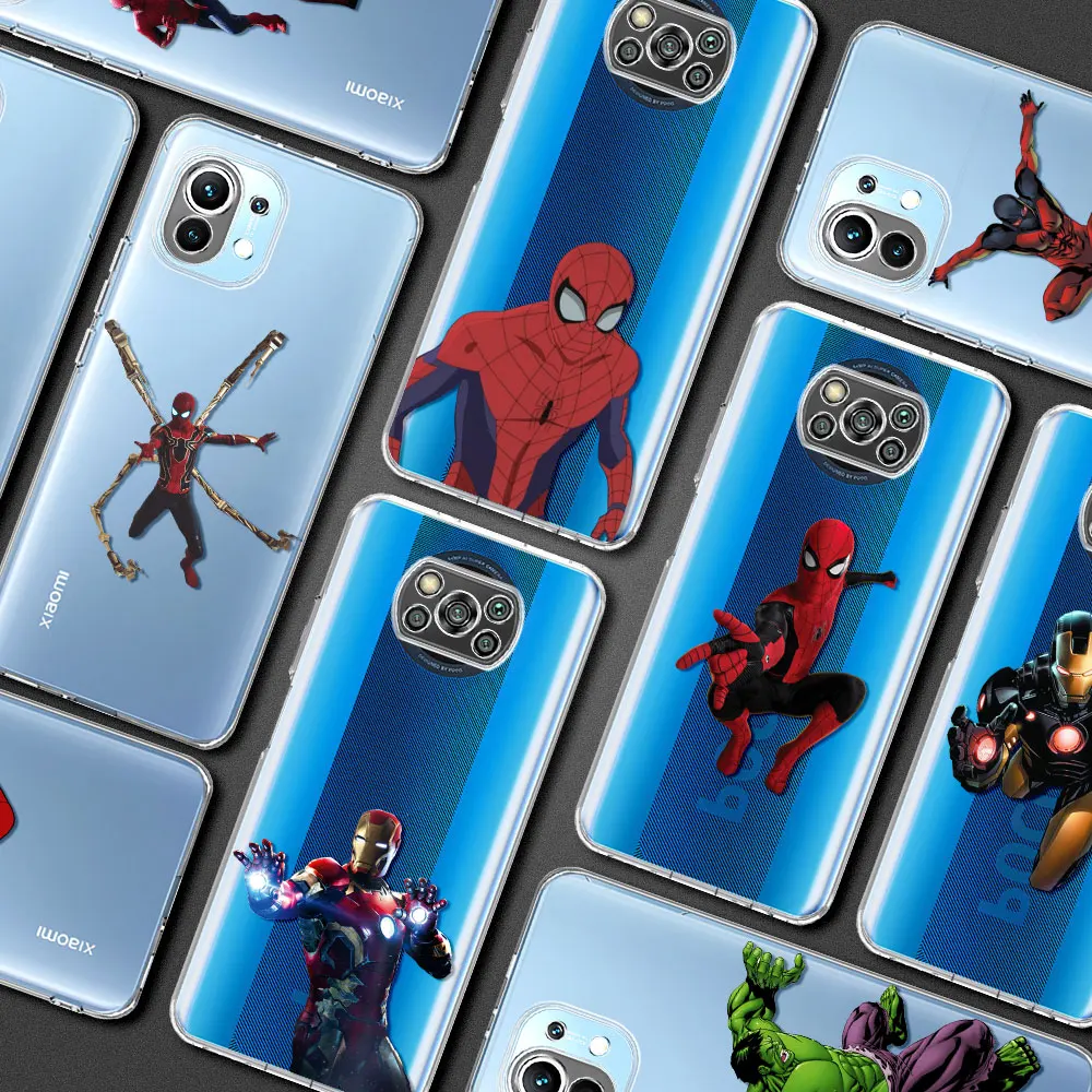 Iron Man Hulk Marvel Clear Case for Mi Poco X3 NFC 12 11 Lite 10T Pro Luxury SmartPhone Cover M3 F1 11T 10 5G 12X 9T 11X Shell
Iron Man Hulk Marvel Clear Case for Mi Poco X3 NFC 12 11 Lite 10T Pro Luxury SmartPhone Cover M3 F1 11T 10 5G 12X 9T 11X Shell
