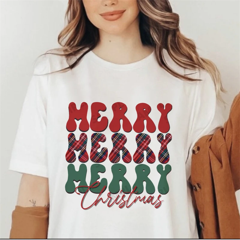 Women 2023 Fashion Cute Season Women Fashion 90s Merry Christmas Holiday T-shirt Beautiful Top Beautiful Shirt Pattern T-shirt.
Women 2023 Fashion Cute Season Women Fashion 90s Merry Christmas Holiday T-shirt Beautiful Top Beautiful Shirt Pattern T-shirt.