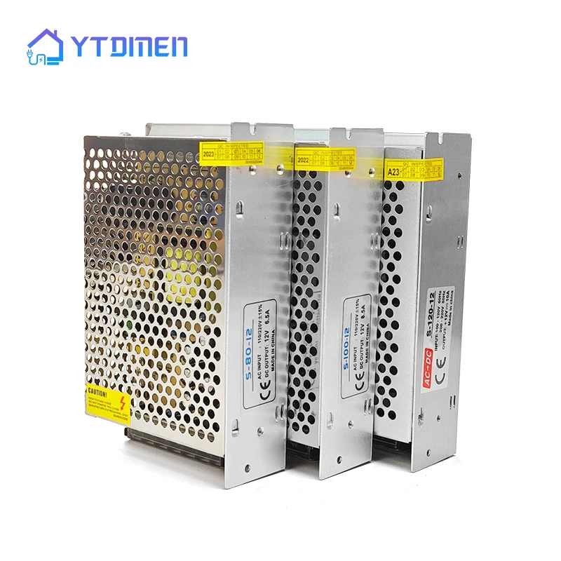 AC 220v To 12v 72W 100W 120W Led Driver Lighting Transformer DC 12V 6A 8A 10A Switching Power Supply for Led Strip
AC 220v To 12v 72W 100W 120W Led Driver Lighting Transformer DC 12V 6A 8A 10A Switching Power Supply for Led Strip