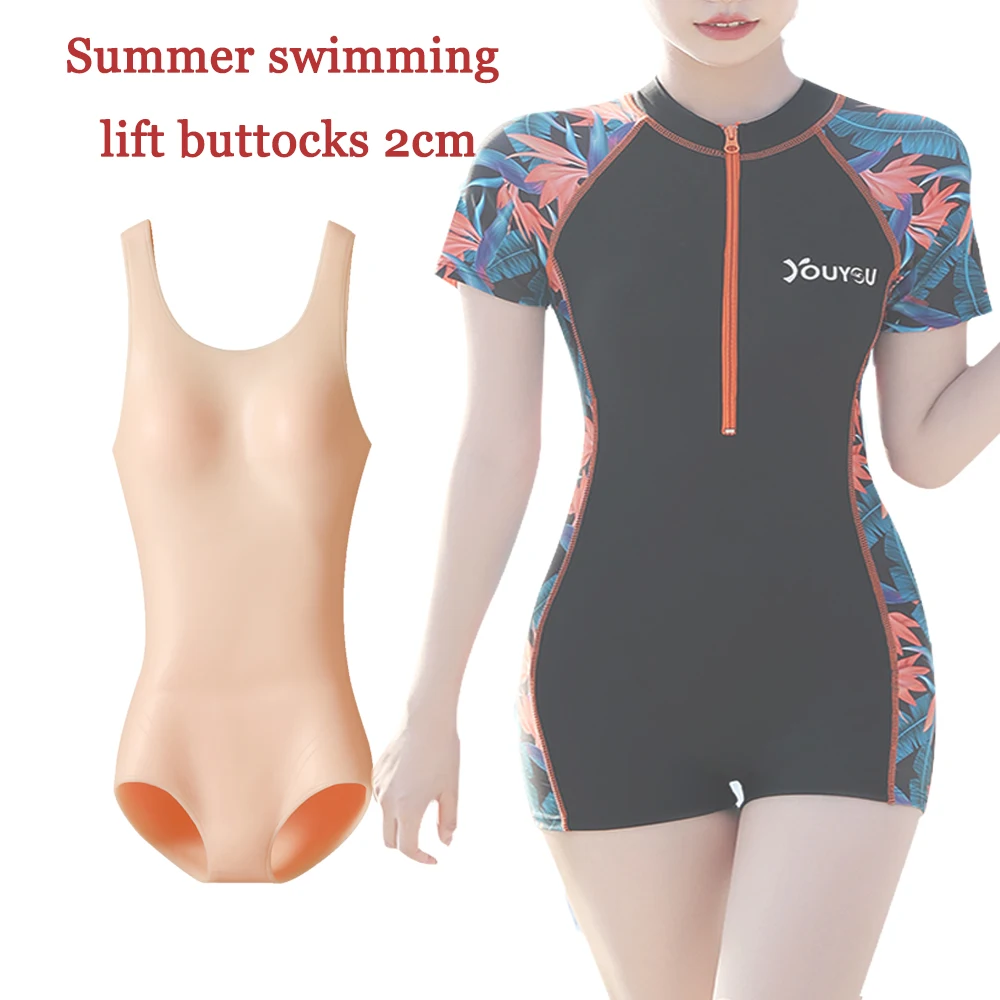 Swimming Body-building Clothes with Buttocks Up Breast Enhancement One-piece Briefs Fake Buttock with Buttocks Up and Underpants
Swimming Body-building Clothes with Buttocks Up Breast Enhancement One-piece Briefs Fake Buttock with Buttocks Up and Underpants