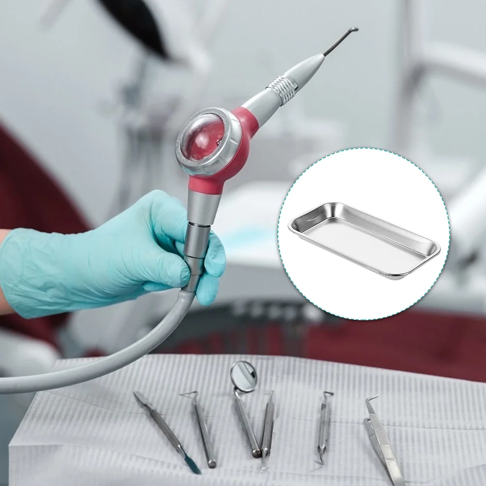 Tray Instrument Stainless Holder Steel Procedure Plate Metal Trays Flat Organizer Silver Type Waste Storage Kidney Serving
Tray Instrument Stainless Holder Steel Procedure Plate Metal Trays Flat Organizer Silver Type Waste Storage Kidney Serving