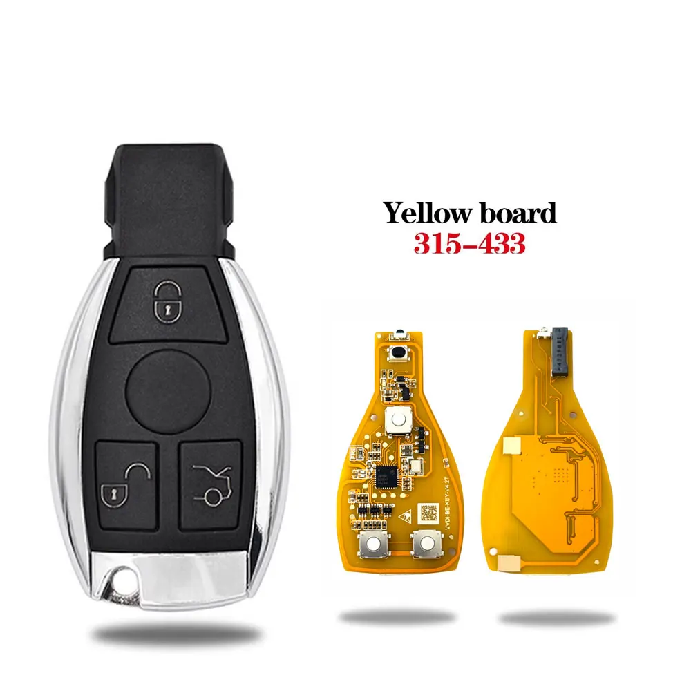 Xhorse VVDI BE Key Pro 3/4 кнопочный дистанционный ключ от автомобиля для Mercedes Benz V4.2 PCB чип удаленного ключа улучшенная версия 315/433 МГц без логотипа
Xhorse VVDI BE Key Pro 3/4 кнопочный дистанционный ключ от автомобиля для Mercedes Benz V4.2 PCB чип удаленного ключа улучшенная версия 315/433 МГц без логотипа