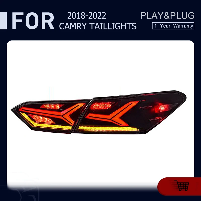 Car Styling For 2018-2022 Toyota Camry EX TailLight With Sequential Turn Signal Brake Parking Lighthouse Facelift Accessories
Car Styling For 2018-2022 Toyota Camry EX TailLight With Sequential Turn Signal Brake Parking Lighthouse Facelift Accessories