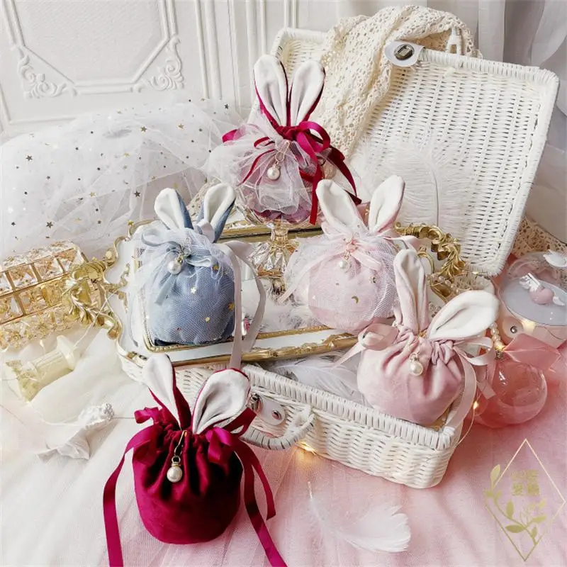 1pc Cute Velvet Bunny Ear Bag Kids Gift Easter Bunny Packing Bags Valentine's Day Easter Birthday Wedding Party Decoration
1pc Cute Velvet Bunny Ear Bag Kids Gift Easter Bunny Packing Bags Valentine's Day Easter Birthday Wedding Party Decoration