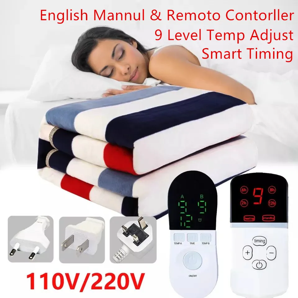 2022 Winter Warmer Washable Small Electric Heating Blanket 50*100CM 10 Level Temperature Control Timing Blockout Electric Pad
2022 Winter Warmer Washable Small Electric Heating Blanket 50*100CM 10 Level Temperature Control Timing Blockout Electric Pad