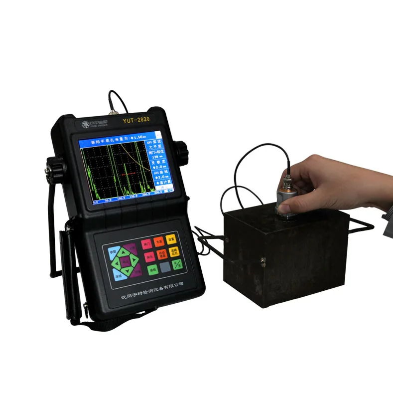 YUT2820 Metal Crack Ultrasonic Flaw Detector for Welding Inspection DAC and AVG Curve Flaw Diameter Value Calculation
YUT2820 Metal Crack Ultrasonic Flaw Detector for Welding Inspection DAC and AVG Curve Flaw Diameter Value Calculation