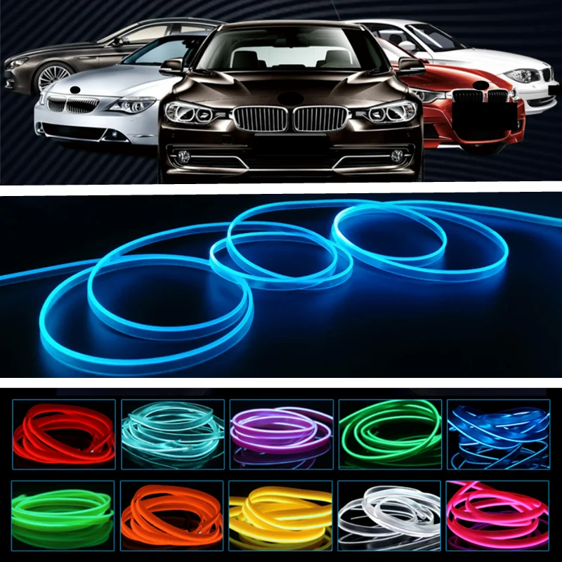 1M/2M/3M/5M Led Strip For Car Interior Lighting Ambient EL Wire Flexible Accessories Tube Rope For Auto Decoration DIY Lamp
1M/2M/3M/5M Led Strip For Car Interior Lighting Ambient EL Wire Flexible Accessories Tube Rope For Auto Decoration DIY Lamp