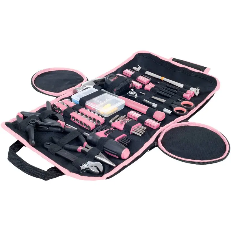 86-Piece Household Hand Tool Set with Roll-Up Bag, Pink , 75-HT2086 car accessories car products
86-Piece Household Hand Tool Set with Roll-Up Bag, Pink , 75-HT2086 car accessories car products