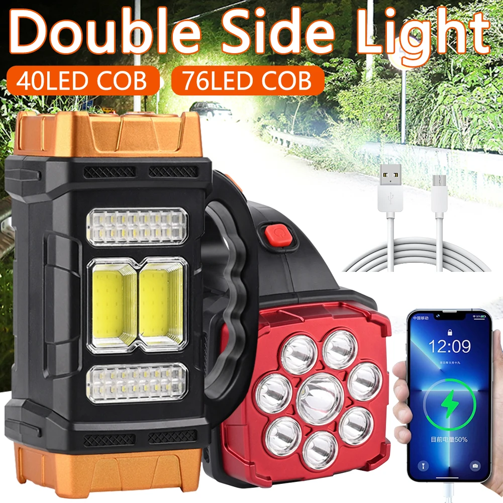 Portable Powerful Solar LED Flashlight with Work Lights USB Emergency Recharge Handheld 4 Modes Outdoor Torch Light Power Bank
Portable Powerful Solar LED Flashlight with Work Lights USB Emergency Recharge Handheld 4 Modes Outdoor Torch Light Power Bank