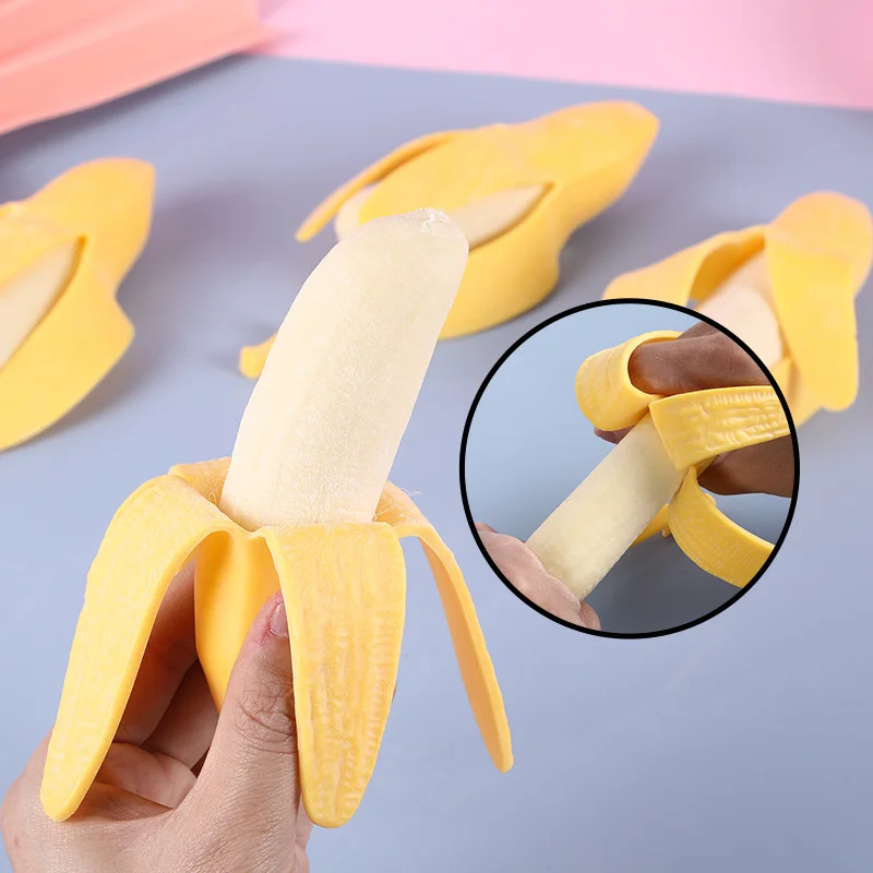 

Diversify Elastic Simulation Peeling Banana Corn Squishy Slow Rising Squeeze Toy Healing Fun Stress Reliever Antistress Toy