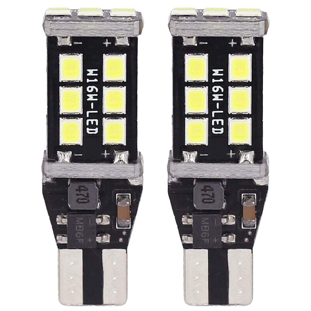 A Pair Canbus LED Bulb T15 White Light Canbus LED Bulb 0.55A 12-24V 49*15 Aluminium LED Universal T15 Universal
A Pair Canbus LED Bulb T15 White Light Canbus LED Bulb 0.55A 12-24V 49*15 Aluminium LED Universal T15 Universal