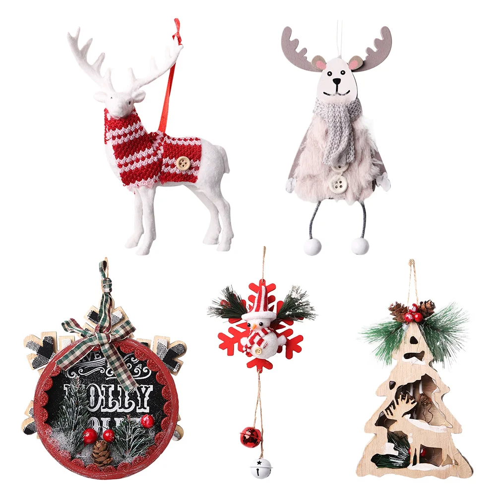 Christmas Tree Hanging Figurine Decor: 5pcs Hanging Snowman Reindeer Tree Pendant Holiday Tree Hanging Ornament Holiday Wall
Christmas Tree Hanging Figurine Decor: 5pcs Hanging Snowman Reindeer Tree Pendant Holiday Tree Hanging Ornament Holiday Wall