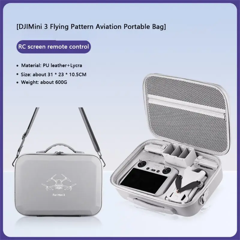 Storage Bag For DJI Mini 3 DJI RC Remote Controller Body Case Portable Handbag Carrying Box Smart Controller Accessories
Storage Bag For DJI Mini 3 DJI RC Remote Controller Body Case Portable Handbag Carrying Box Smart Controller Accessories