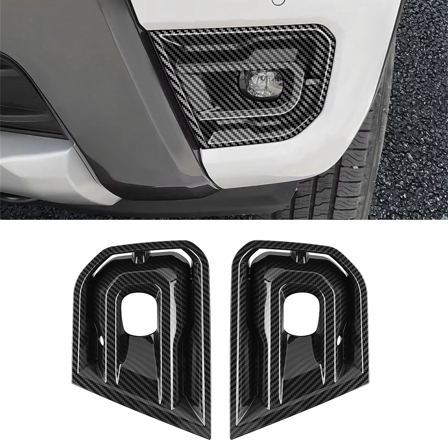 for Ford Ranger 2023 2024 Carbon Black Exterior Front Fog Light Lamp Cover Trim ABS Car Accessories 2pcs
for Ford Ranger 2023 2024 Carbon Black Exterior Front Fog Light Lamp Cover Trim ABS Car Accessories 2pcs