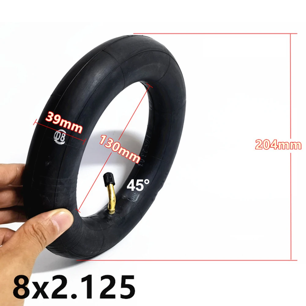 1/2Pcs 8 Inch 8x2.125 Inner Tube Replacement Upgrade Parts For Electric Scooter 45 Degree Bent Nozzle Durable Wearproof
1/2Pcs 8 Inch 8x2.125 Inner Tube Replacement Upgrade Parts For Electric Scooter 45 Degree Bent Nozzle Durable Wearproof